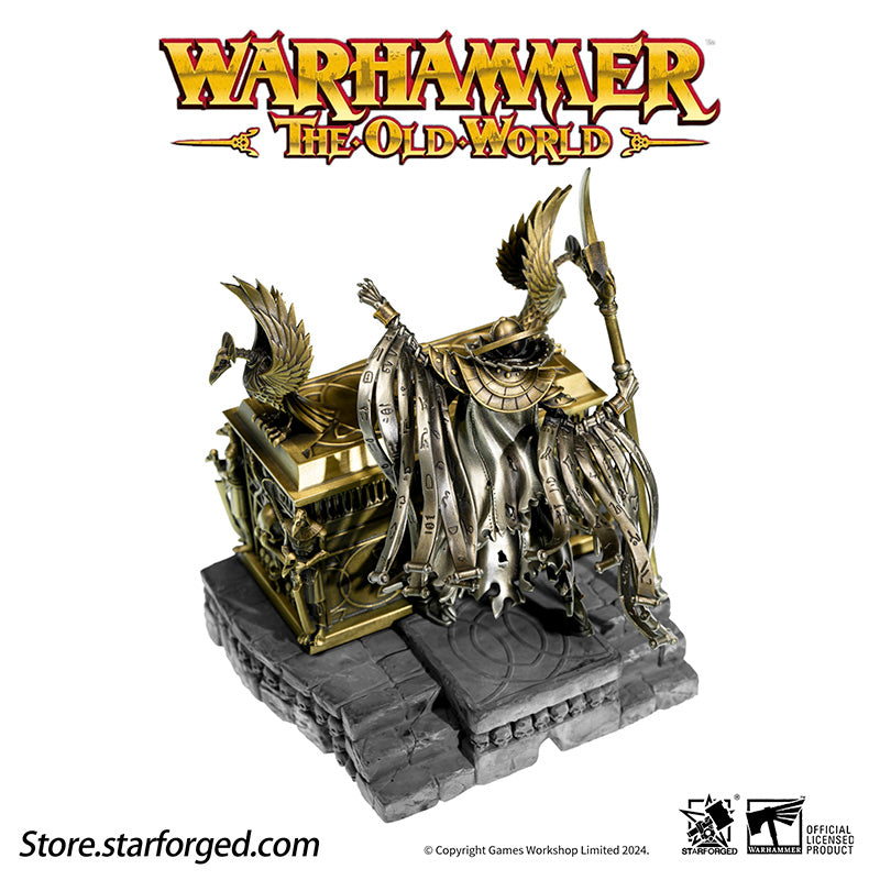 Starforged The Old World Warhammer Casket of Souls Incense Burner Tomb King dynasty Lords Aromatherapy Diffuser Other